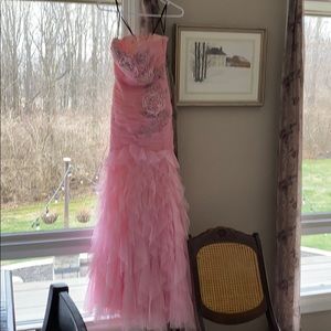 Prom/pageant dress - light pink - size 2